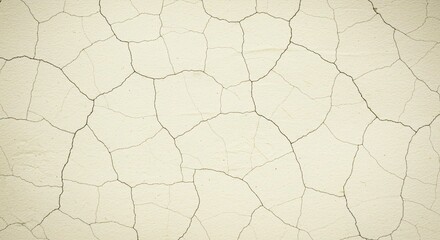 Cracked Beige Wall Texture Distressed Surface Background Grunge Design Element Vintage Cream Plaster