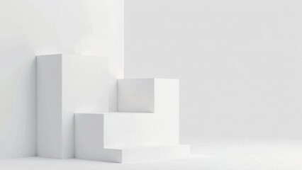 White Cubes Minimalist