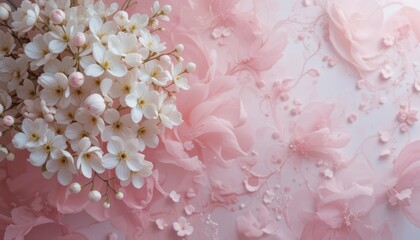 Spring flowers blooming nature floral arrangement soft background close-up beauty