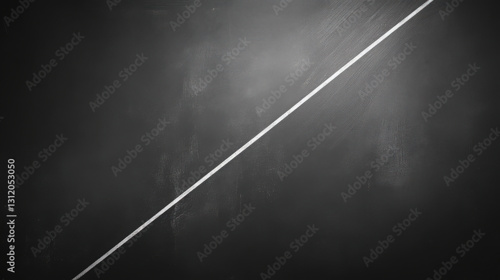Poster diagonal delineation against dark gradient background for presentation use