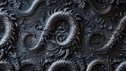 Metal Texture - Dragon-Scale Patterns & Ancient Mysticism, wallpapers