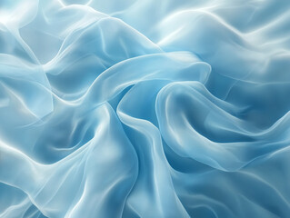 Fototapeta premium Elegant Light Blue Abstract Design for Creative Projects, blue satin background