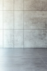Minimalist industrial concrete wall and floor texture