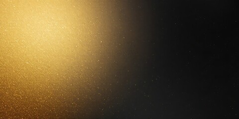 Obraz premium Abstract gold and black gradient background. Sparkling texture