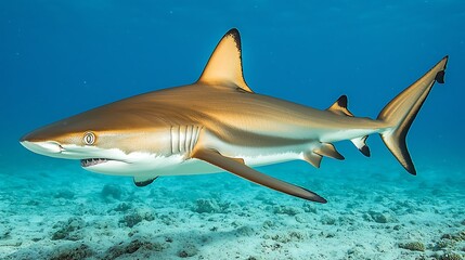 Obraz premium Underwater shot of a shark