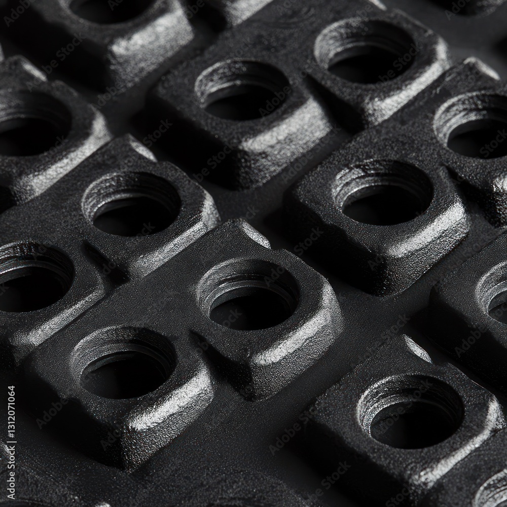 Poster abstract black texture: close-up of a patterned surface