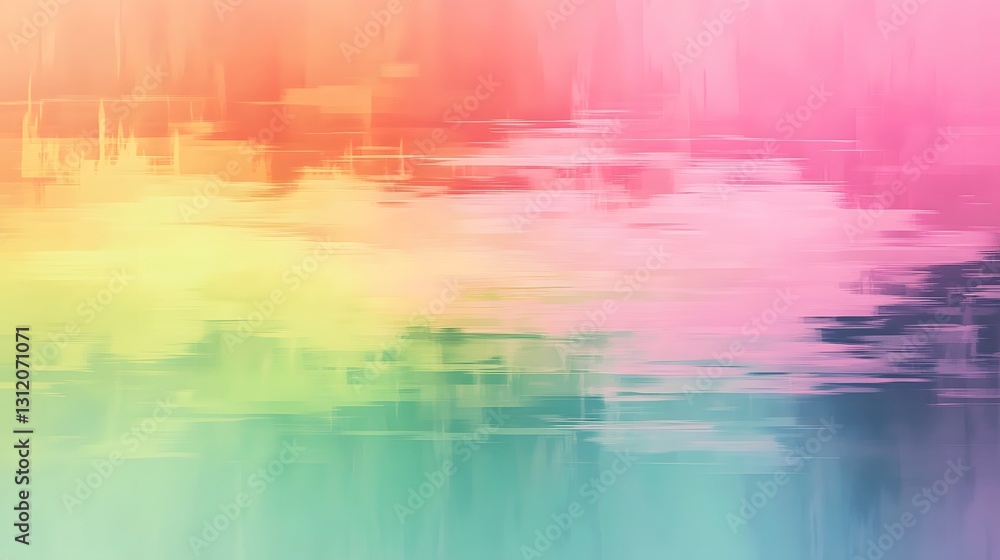 Poster soft abstract gradient with vibrant colors and blurred texture
