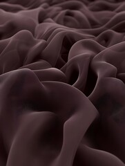 Fototapeta premium Textural landscape: Abstract arrangement of draped plum silk material