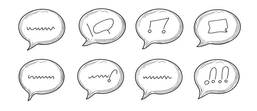 This set includes a hand drawn template for quotes and a doodle set of quotation marks