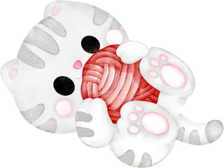 watercolor cat illustration