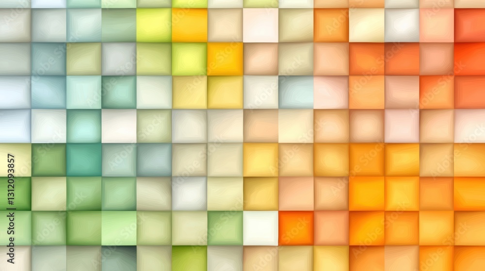 Poster abstract background with colorful squares art for modern design projects