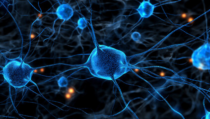 a detailed illustration of neural networks,