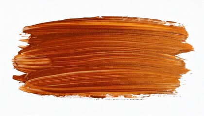 A abstract oil paint brush stroke, white background