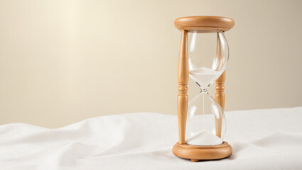 Hourglass symbolizing fleeting moments invites reflection, moments guiding daily mindfulness, moments reminding us time is precious, appealing to conceptual projects and thoughtful designs