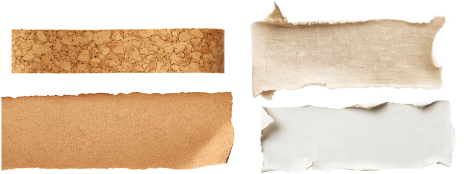 Vintage Torn Paper & Washi Tape Collection