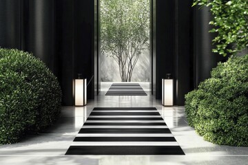 An inviting wellness retreat space features soft lighting, natural textures, and essential oils, promoting tranquility and holistic health.