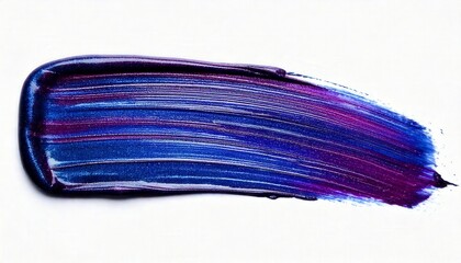 Fototapeta premium A abstract oil paint brush stroke, white background