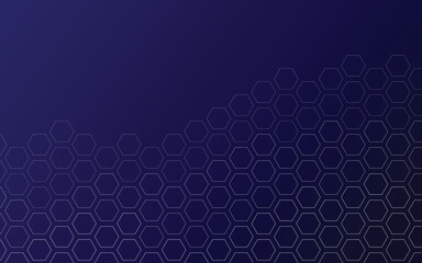 abstract dark blue background hexagon