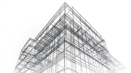 Architectural Structure Blueprint