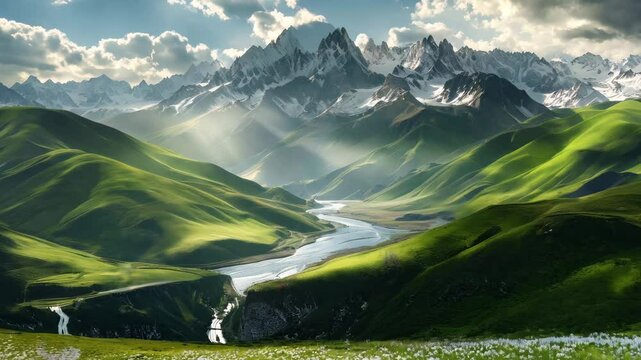 Magnificent aerial photography of river landforms [4K]