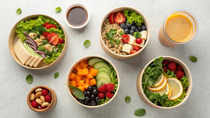 salad with vegetables