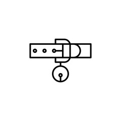 Collar line icon