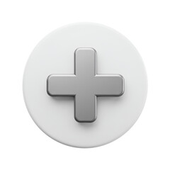 Fototapeta premium Add Plus Icon - Inside a Circle