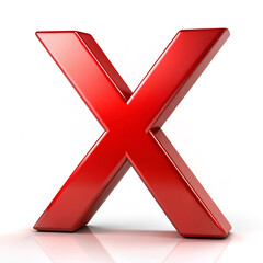 Obraz premium red check mark