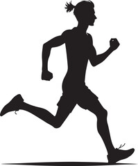 Jogging vector illustration