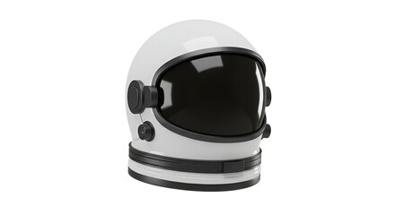 Obraz premium Astronaut Helmet - Simple Round Helmet with Small Visor