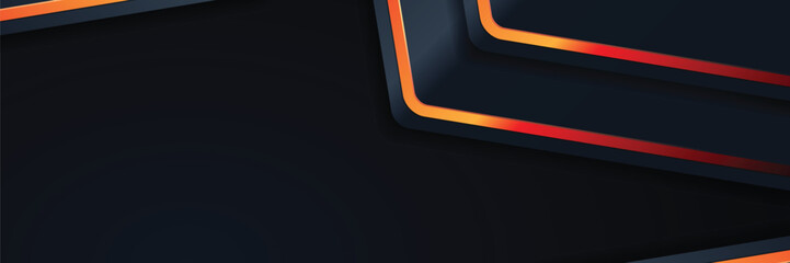 Abstract dark background, orange red lines, design, modern, website template