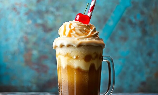 classic root beer float zoom in video