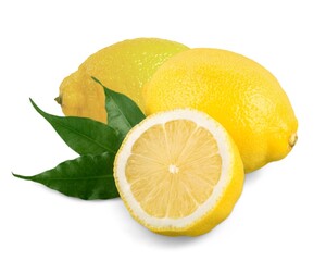 Tasty fresh ripe Lemon fruit on desk