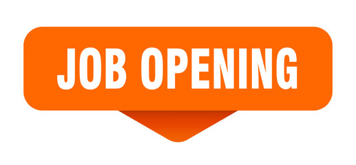 job opening sticker. job opening sign on transparent background