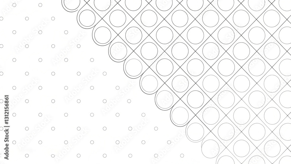 Aufkleber abstract halftone background with wavy surface made of gray dots on white. modern. abstract backgrou