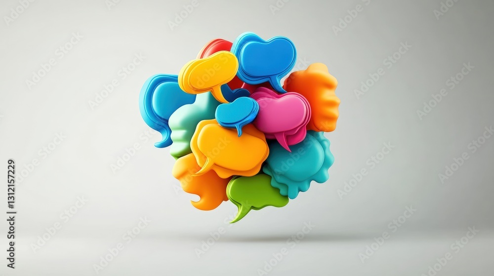 Poster bright and colorful bunch of balloons floating in the air creating a joyful atmosphere perfect for c