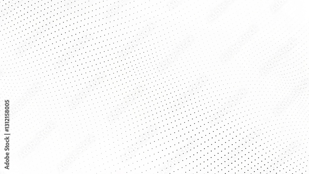 Poster abstract halftone background with wavy surface made of gray dots on white. abstract liquid shapes, w