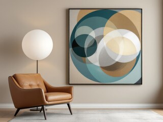Beautiful Framed Artwork or Poster on the Wall