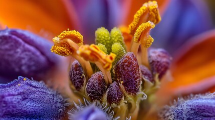 Balsam Root Flower Close-up with Lupines