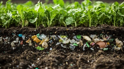 Hidden Layers of Microplastics Beneath Farmland Soil