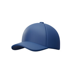 Fototapeta premium Worker Cap Clean Curved 3D Icon