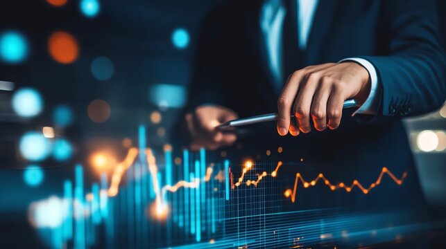 Economy strategy entrepreneur finance banking investment technology business competition commerce marketing leadership success statistic planning report growth profit