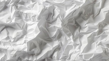 Obraz premium an artistic close-up of crumpled white paper with a faint grid design. The texture should be highly detailed