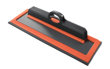 A rubber squeegee for cleaning windows, isolated on a empty plain background