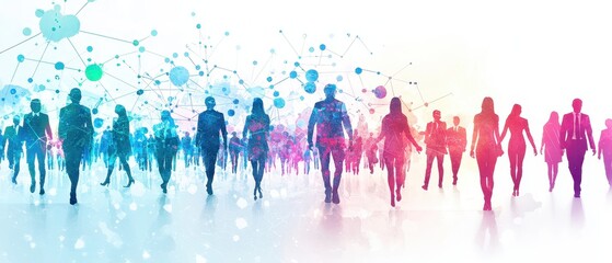 High-tech corporate meeting professionals assess strategies conference room digital interaction modern environment collaborative viewpoint