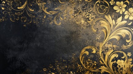 Elegant floral patterns artistic design studio digital art creative environment close-up view luxury aesthetics for modern decor