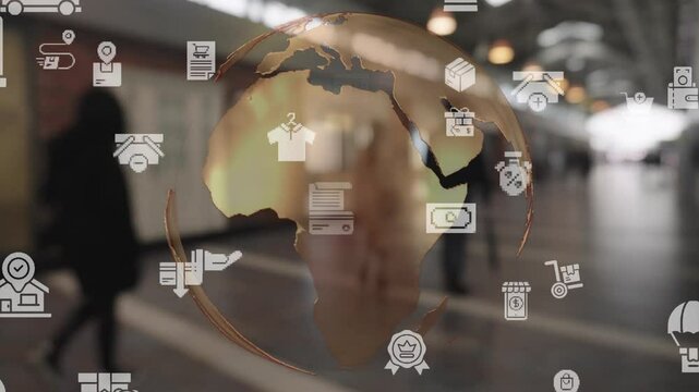 E-commerce AI data analyze, online shopping, marketing commerce sale, website advertising promotion banking payment digital marketing strategy and goals, digital search engine SEO social media ads
