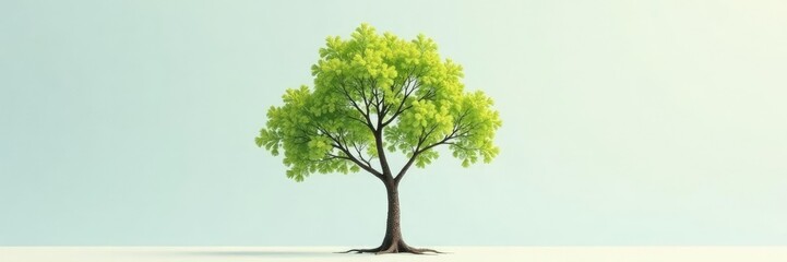 Obraz premium Single isolated branch against a plain background, tree, background, simple