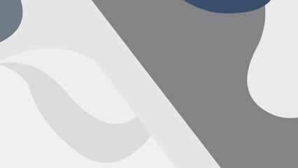 Minimalist Abstract Geometric Background in Grey and Blue, 