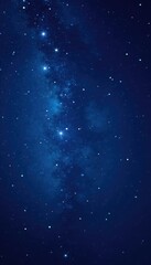 Fototapeta premium Sparkling stars against a deep blue background, sky, colors